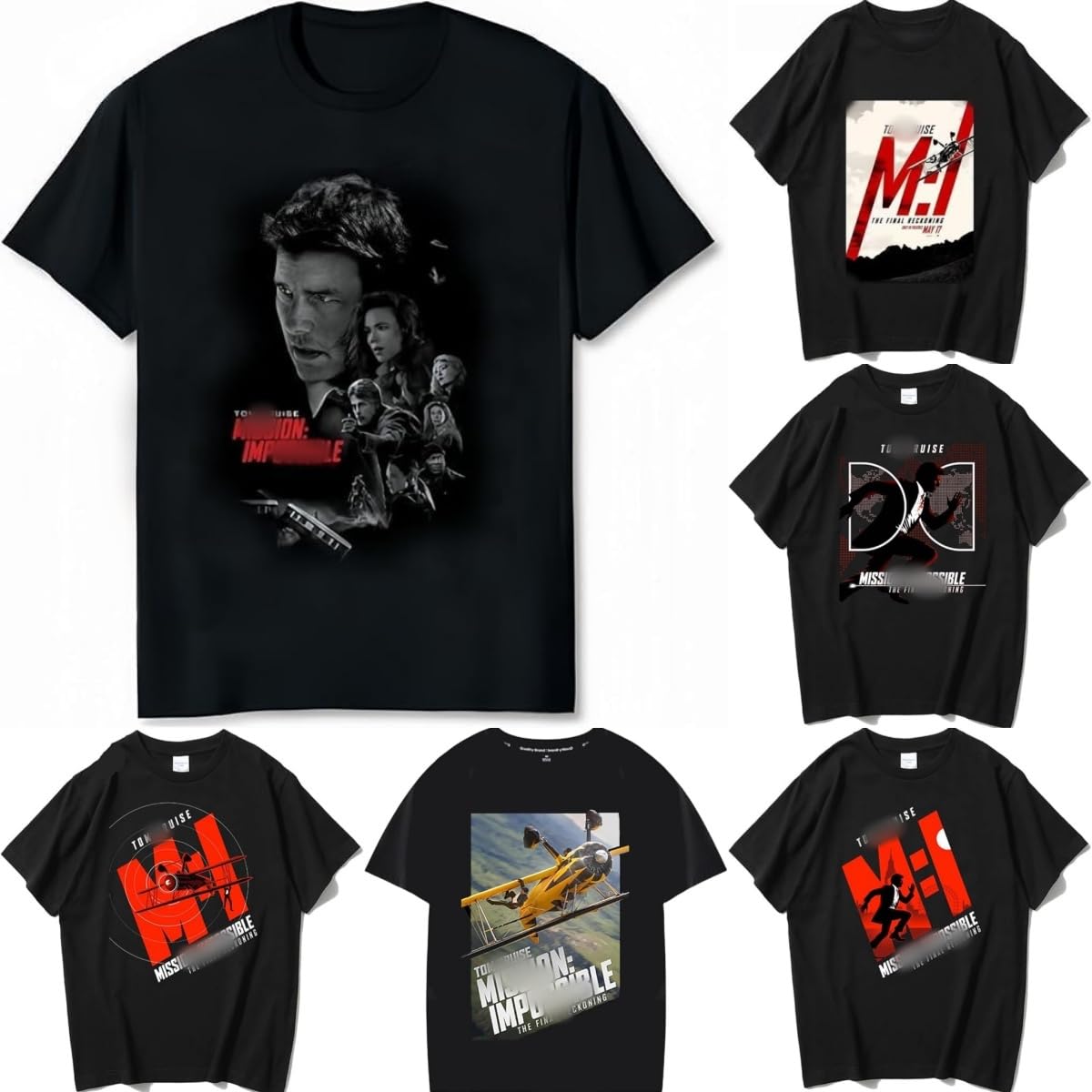 ミッションインポッシブルシャツ Lサイズ 　トムクルーズ XZ69 Tシャツ ムービーT 映画 ミッションインポッシブル トム